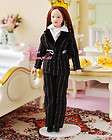 12 Dollhouse Miniature Doll Striped Suit Long Hair Office Lady 