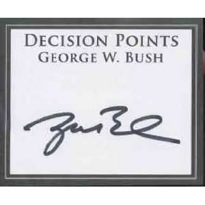  George W. Bush Handsigned Bookplate Decision Points 