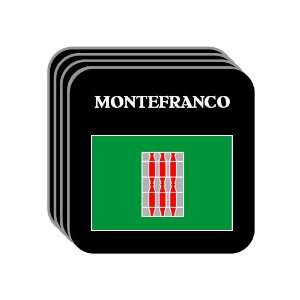 Italy Region, Umbria   MONTEFRANCO Set of 4 Mini Mousepad Coasters