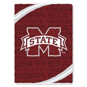  Mississippi State Bulldogs NCAA 62In X 90 Fleece Throw 