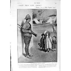    1900 BRITISH SOLDIER SENTRY CHILDREN KOOMATI ANHALT