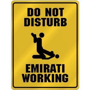   Working  United Arab Emirates Parking Sign Country