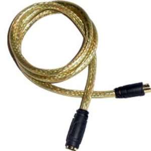  GoldX Plus Series 12 Foot S Video Extension Cable with 24k 
