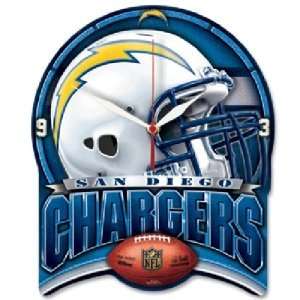    San Diego Chargers High Definition Wall Clock