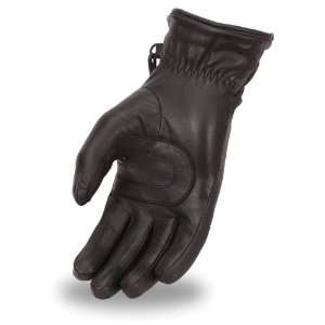  First Manufacturing Womens Gauntlet Gloves (Black, Small 