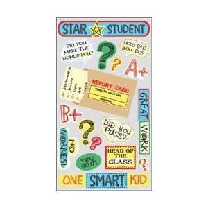  Sticko 58 Stickers Star Student; 6 Items/Order Arts 