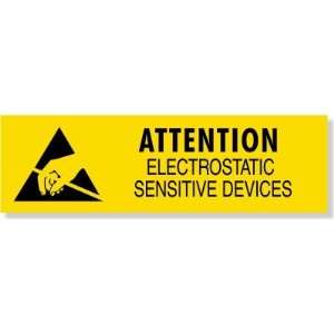  Attention Electrostatic Sensitive Devices Coated Paper 