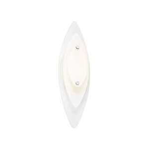  Delfina Halogen ADA 20 High Frosted Glass Wall Sconce 