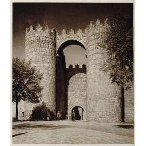  1925 Gate Puerta San Vicente Wall Avila Spain Hielscher 