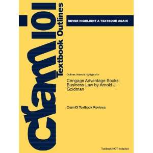 com Studyguide for Cengage Advantage Books Business Law by Arnold J 