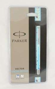 Parker Vector Rollerball Pen BLUE LEAVES Ecotime NEW  