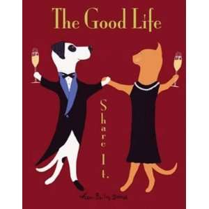  Ken Bailey 11W by 14H  The Good Life CANVAS Edge #4 1 