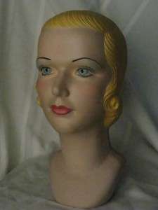 30s Vintage Style Mannequin Head Advertising Display#15  