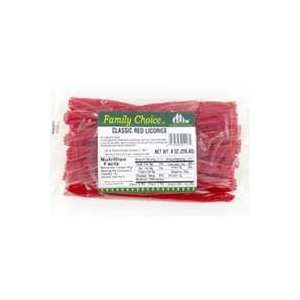 Ruckers Candy 21117 Family Choice Classic RED Licorice 8 Oz. (Pack 