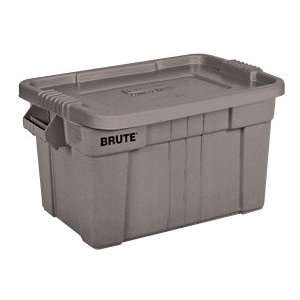 Rubbermaid FG9S3100 GRAY   20 gal BRUTE Tote with Lid, NSF 