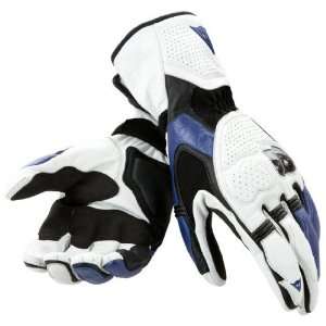  DAINESE RS4 LEATHER GLOVES WHITE/BLUE 2XS Automotive