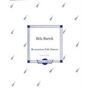  Bartok Bela Roumanian Folk Dances Sz. 68 for Viola and 