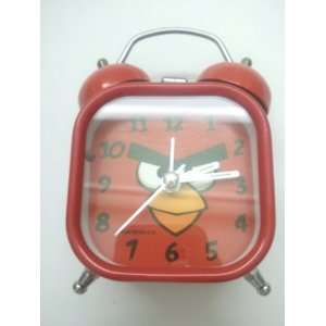 Imported Licensed Rovio Angry Birds 5 Twin Bell Alarm Clock   Red 