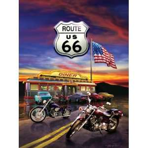  Route 66 Diner 1000 pc Toys & Games