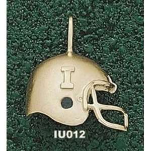  14Kt Gold Indiana University I Helmet