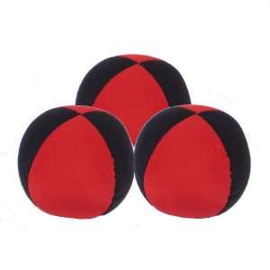  Set of 3   Zeekio Cirrus 125 gram Juggling Balls   Red 