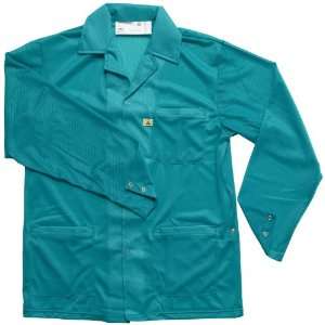 Desco 73645 Polyester Smock Statshield Labcoat with Snaps, 40 1/2 