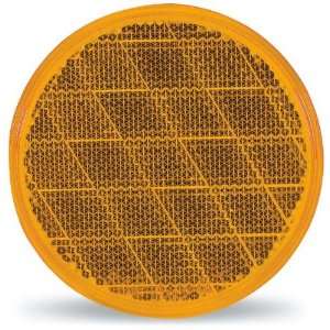  Optronics Inc Round Reflectors (3in.) , Color Amber RE 