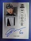 JASON DEMERS 09 10 UD THE CUP RC AUTO PATCH 4CLR #D 199/249 ROOKIE 