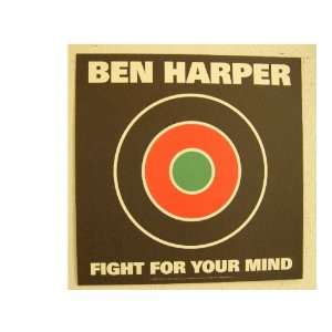  Ben Harper poster Fight For Your Mind