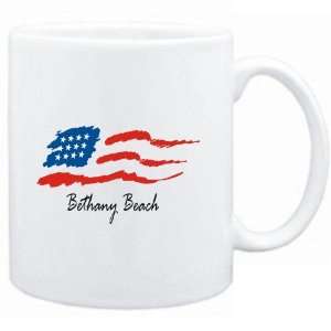 Mug White  Bethany Beach   US Flag  Usa Cities Sports 