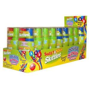 Skittles Sweet & Sour Double Spray Candy Grocery & Gourmet Food