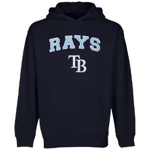   Rays Youth Solidarity Pullover Hoodie   Navy Blue