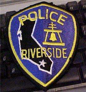 Riverside California Police Patch The Real Thing  