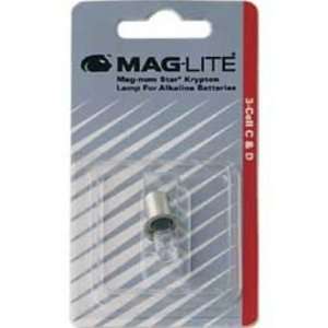   Magmun Star Krypton Replacement Bulbs For Three C & D Cell Flashlights