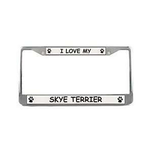  Skye Terrier License Plate Frame