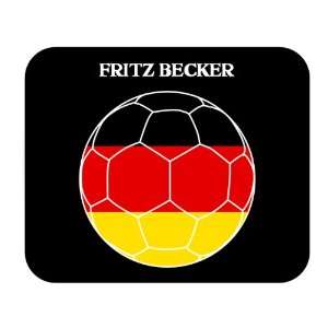  Fritz Becker (Germany) Soccer Mouse Pad 