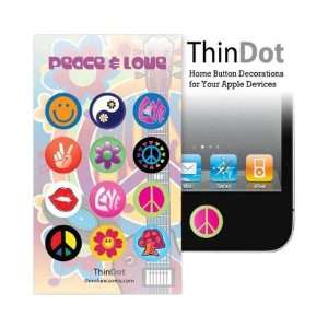  For Apple iPhone iPod iPad Peace & Love OEM ThinDot 
