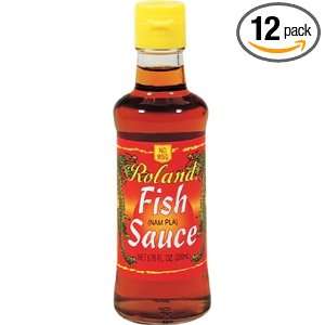 Roland Thai Fish Sauce, 6.76 Ounce Glass Grocery & Gourmet Food