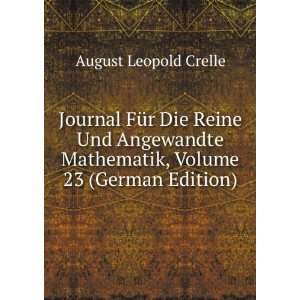  Journal FÃ¼r Die Reine Und Angewandte Mathematik, Volume 