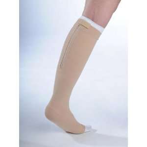  AW Style 62901, Italian Made Ulcer Care Zipper Stocking 30 