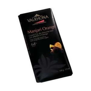 Manjari 64% Dark Chocolate with Orange Grocery & Gourmet Food