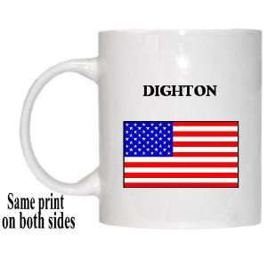  US Flag   Dighton, Massachusetts (MA) Mug 