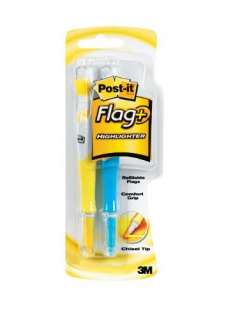 12 3M Post It 2 In 1 Assorted Flag Highlighters Post It 051131945975 
