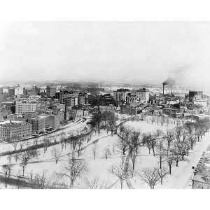  Hartford, Connecticut After Snowfall 1916 8x10 Silver 