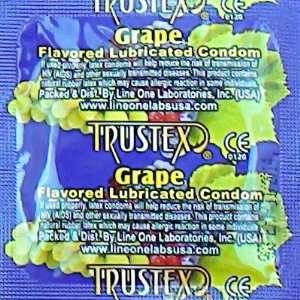  Trustex Grape Flavored Condoms 1000 Pack Health 