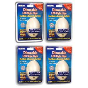  DIMMABLE LED NIGHT LIGHT SET OF 4 (FEEL SAFE AND SECURE IN 