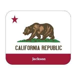  US State Flag   Jackson, California (CA) Mouse Pad 