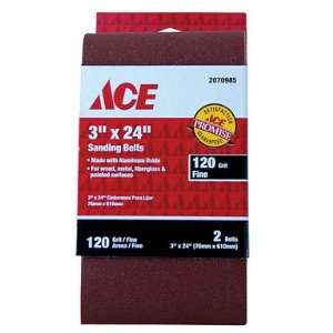  Discount 3 X 24 Sanding Belts, Fine 120 Grit, Package Of 