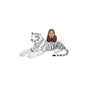  Melissa & Doug White Tiger Plush Toys & Games