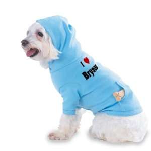  I Love/Heart Bryson Hooded (Hoody) T Shirt with pocket for 